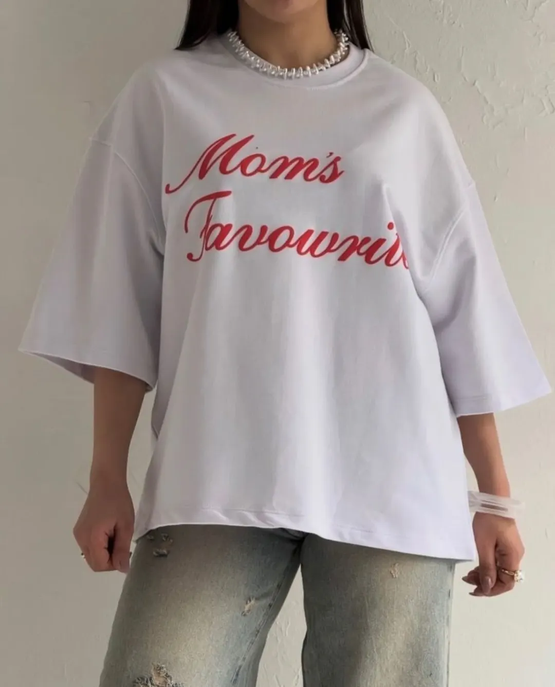 تیشرت باکسی mom | فروشگاه الاستایل
