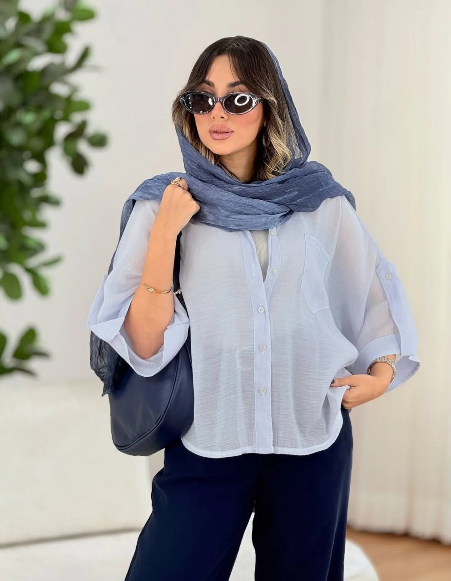 شومیز تک جیب شیشه ای | فروشگاه الاستایل