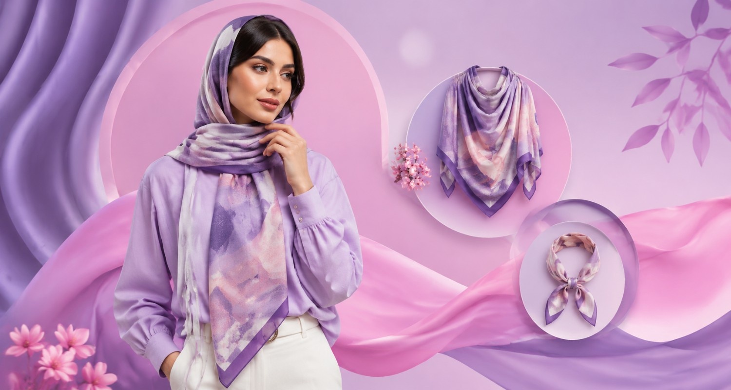 شال روسری مینی اسکارف